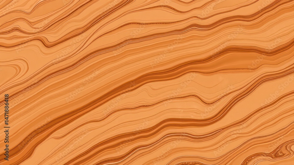 Abstract Orange Wood Grain Texture Background Image for Design Projects