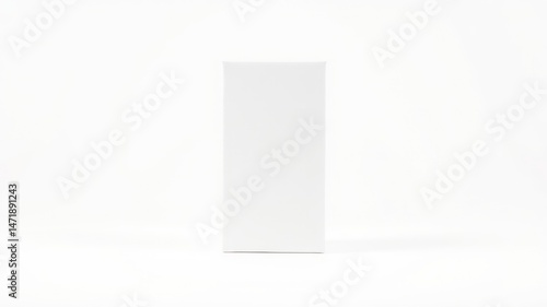 Wallpaper Mural Blank White Product Packaging Box Mockup on White Background Torontodigital.ca