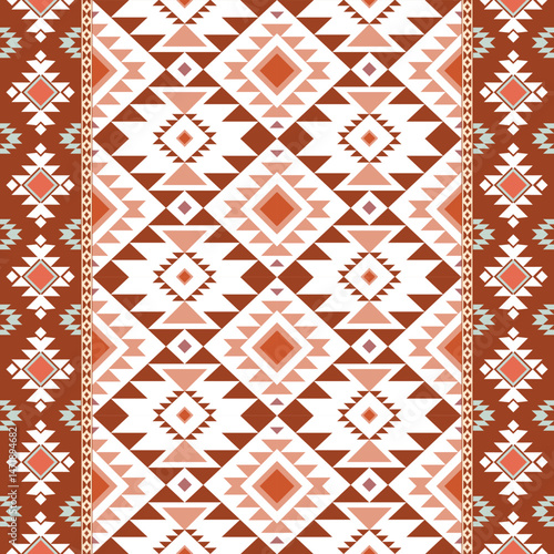 Hand drawn abstract ethnic  geometric pattern,background,mocha mousse textile,silk,great for textiles.banner,casecover Mobile phone