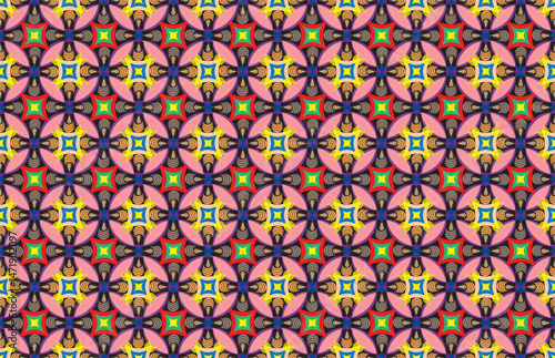 Sacral tribal ethnic motifs geometric vector background. Beautiful gypsy geometric shapes sprites tribal motifs clothing fabric textile print traditional design with triangles

