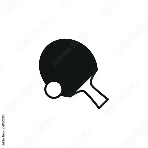 Table tennis icon. Simple table tennis icon for social media, app and web design. Vector illustration.