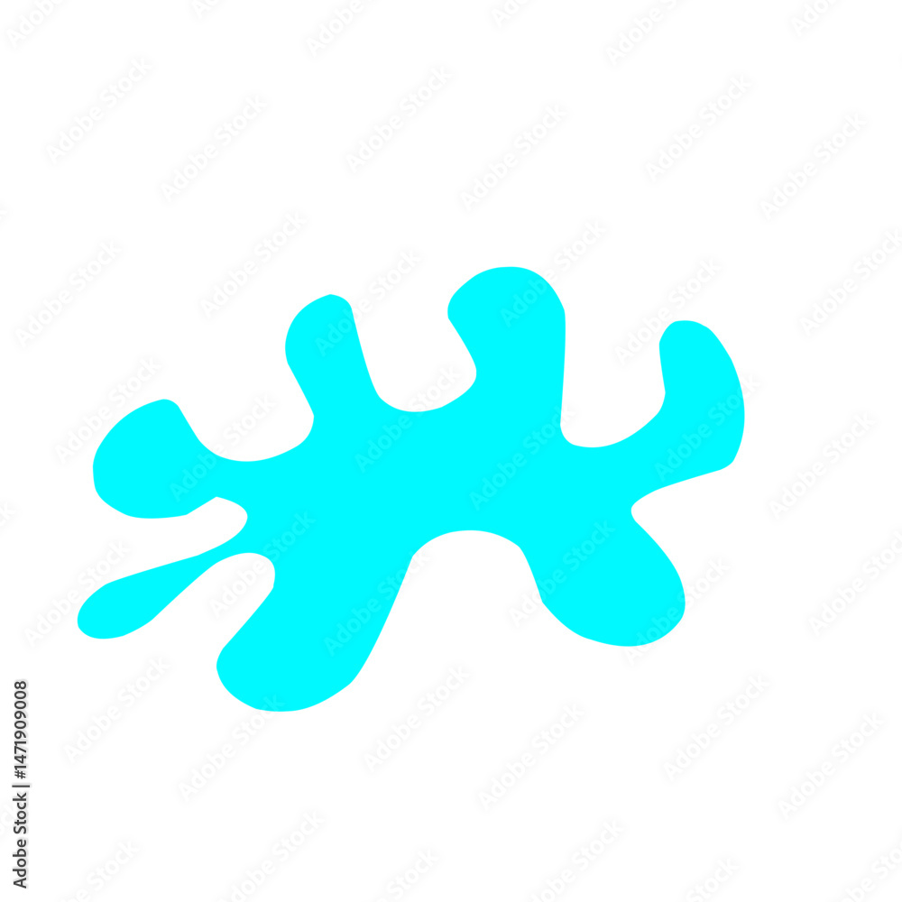 Water splash element Water splash element