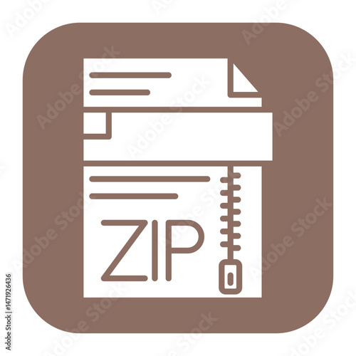 Zip File Icon