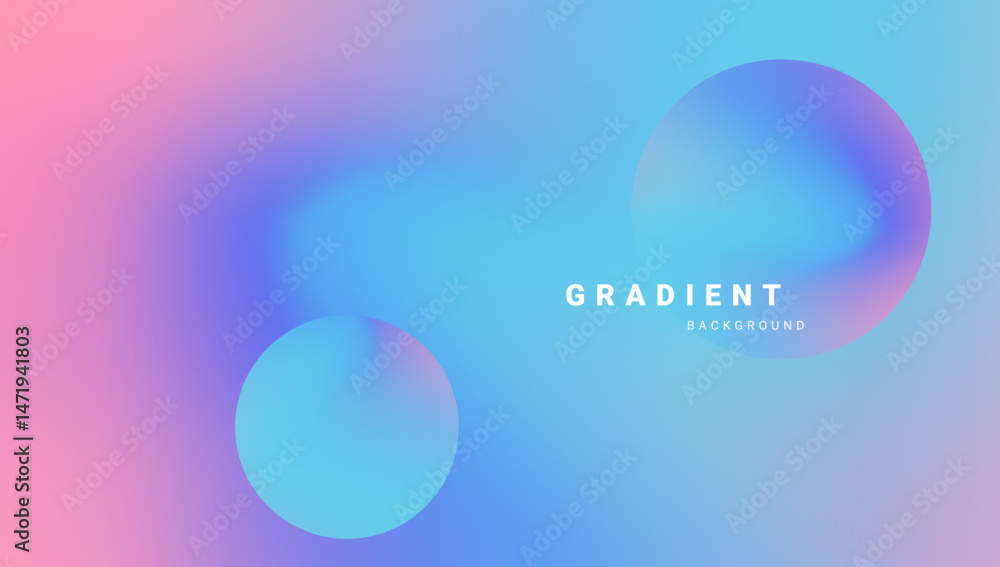 Modern pastel gradient background with abstract spheres and soft blur Modern pastel gradient background with abstract spheres and soft blur