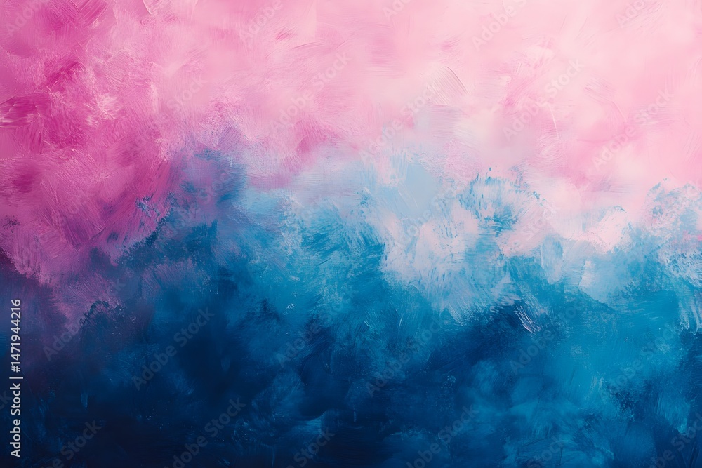 Obraz premium Pink and Blue Abstract Painted Texture