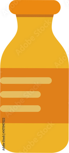 Bottle of Cooking Oil Illustration