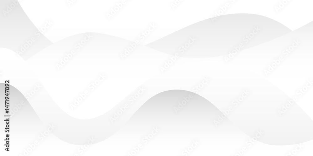 Fototapeta premium Elegant Abstract White Background with Golden Curved Lines and Subtle Wave Patterns