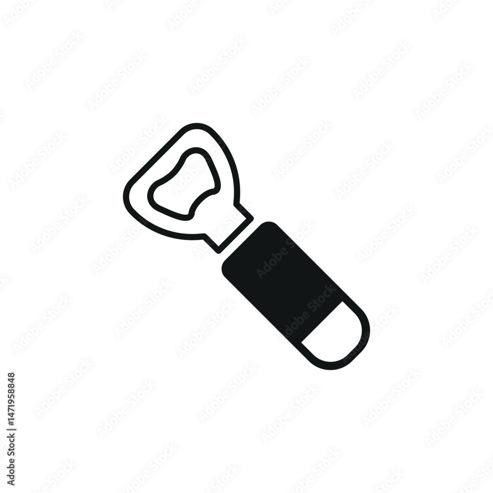 Bottle opener icon. Simple Bottle opener icon for social media, app and web design. Vector illustration. Bottle opener icon. Simple Bottle opener icon for social media, app and web design. Vector illustration.