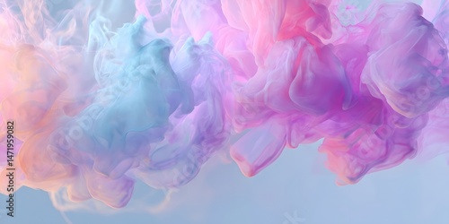 abstract colorful smoke