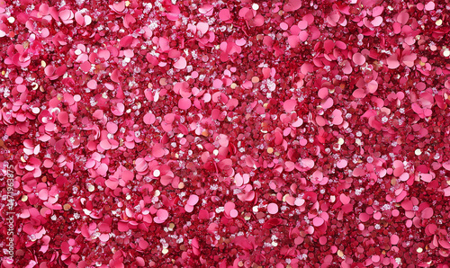 Pink shiny glamour glitter background pattern. Valentine's day. Bokeh.