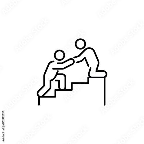 Support icon. Simple support icon for social media, app and web design. Vector illustration.