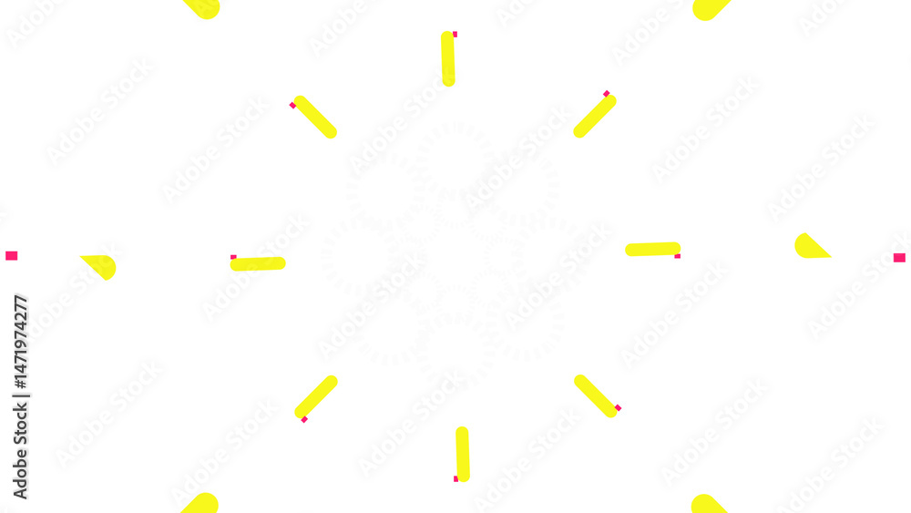 Abstract Geometric Design with Concentric Circles and Dynamic Lines Abstract Geometric Design with Concentric Circles and Dynamic Lines
