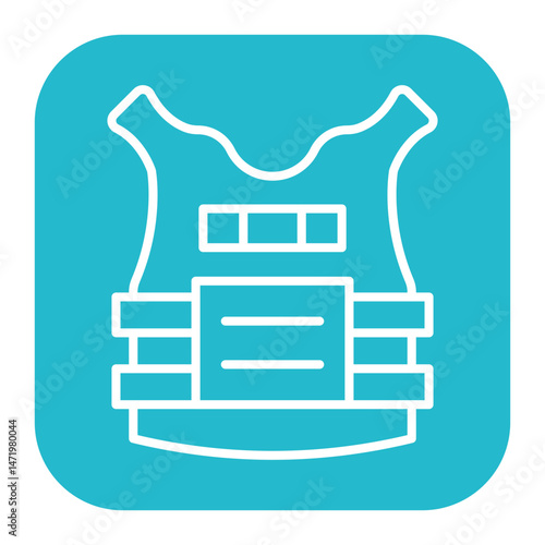 Bullet Proof Vest Icon