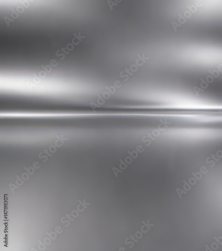 Silver metallic backdrop, highly polished surface, abstract, modern