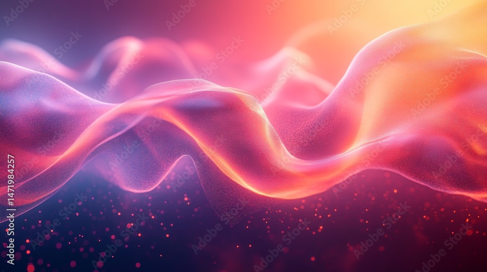 Abstract design of flowing, vibrant colors. Abstract design of flowing, vibrant colors.