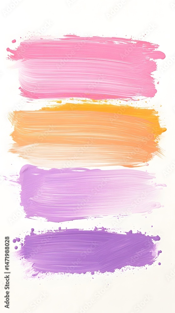 Abstract Pastel Chalk Drawing with Smudged Brushstrokes Abstract Pastel Chalk Drawing with Smudged Brushstrokes