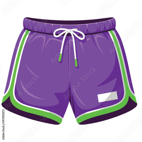 boxer shorts casual wear isolated vector illustration on white background