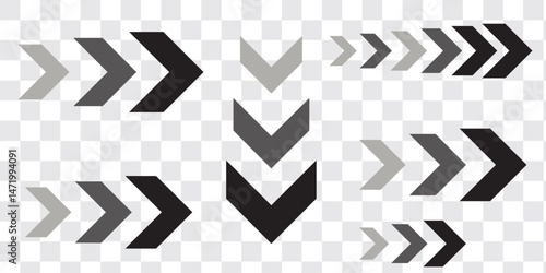 Swipe screen icon. Arrow swipe, social media scroll sign, slide. Vector illustration