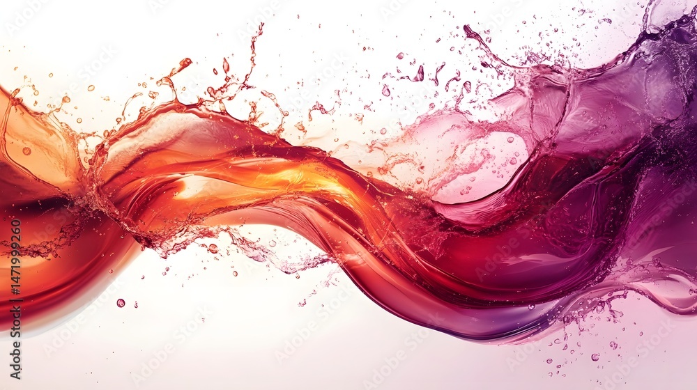 custom made wallpaper toronto digitalVibrant Liquid Splashes in Mesmerizing Abstract Composition