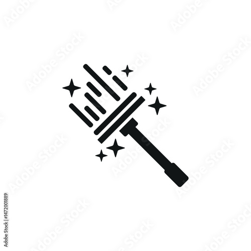 Mop icon. Simple mop icon for social media, app and web design. Vector illustration.