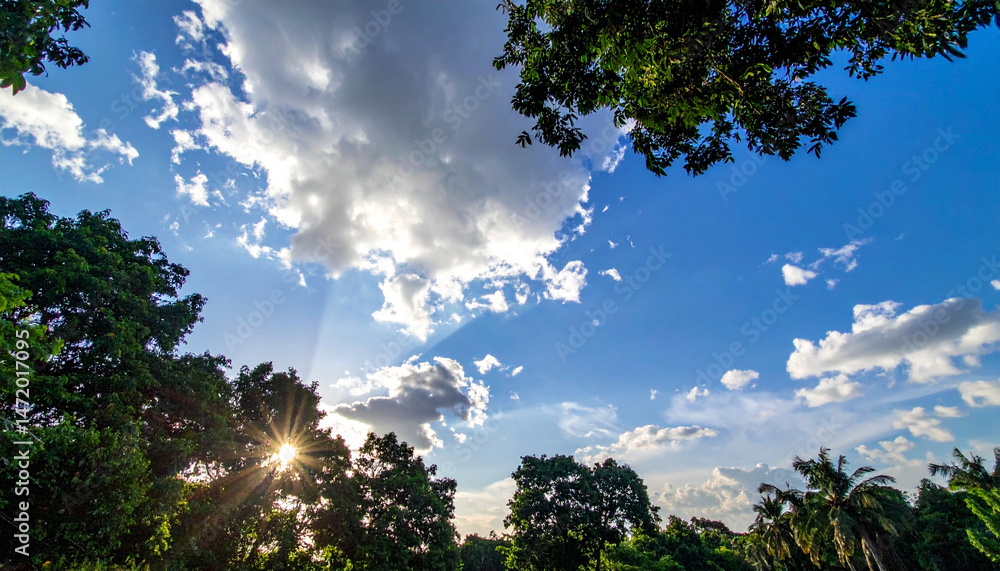 Obraz premium Empty, sky, cloud, Custom AI Model