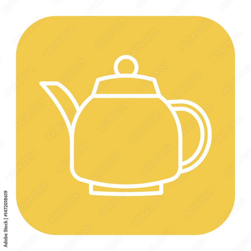 Obraz premium Tea Pot Icon