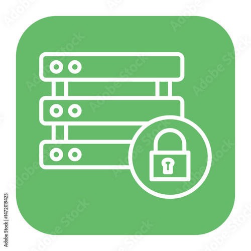 Database Lock Icon