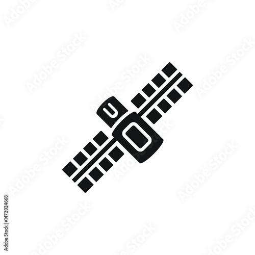 Satellite icon. Simple satellite icon for social media, app and web design. Vector illustration.