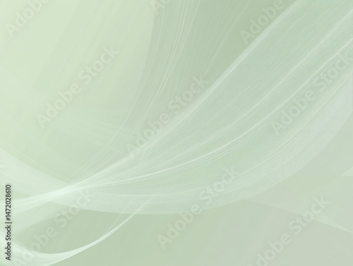 Abstract Sage Green Background  Elegant Flowing Lines  Soft Curves  Subtle Texture  Smooth