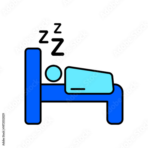 Icon a sleep well, isolated against a clean background.