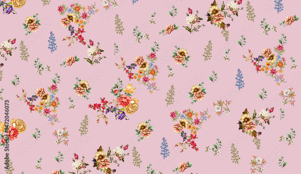 seamless pattern with flowers seamless pattern with flowers