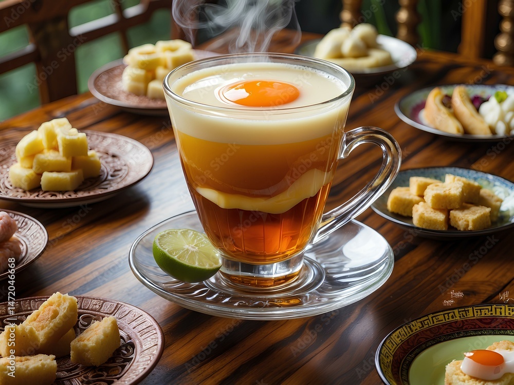 Teh Talua - Various Traditional Minangkabau Drinks Take You on a Flavorful Journey Through West Sumatra, Showcasing Bold, Refreshing, and Culturally Significant Beverages That Define the Region's Trad Teh Talua - Various Traditional Minangkabau Drinks Take You on a Flavorful Journey Through West Sumatra, Showcasing Bold, Refreshing, and Culturally Significant Beverages That Define the Region's Trad