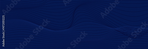 Premium background design with diagonal dark blue line pattern. Vector horizontal template for digital lux business banner, contemporary formal invitation, luxury voucher, prestigious gift certificate