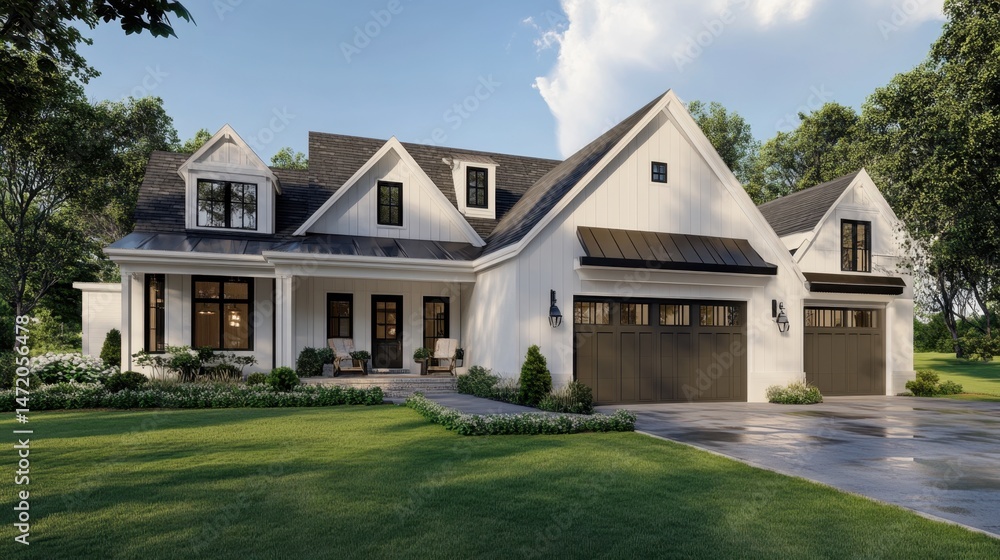 Floor plan showing attached garage, mudroom, and open concept living space in high detail Floor plan showing attached garage, mudroom, and open concept living space in high detail