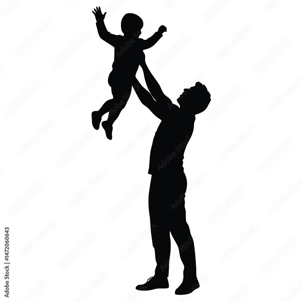 Father and Son Silhouette A Timeless Bond of Love and Joy Father and Son Silhouette A Timeless Bond of Love and Joy