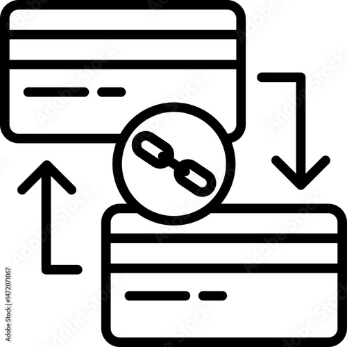 Payment Link line icon