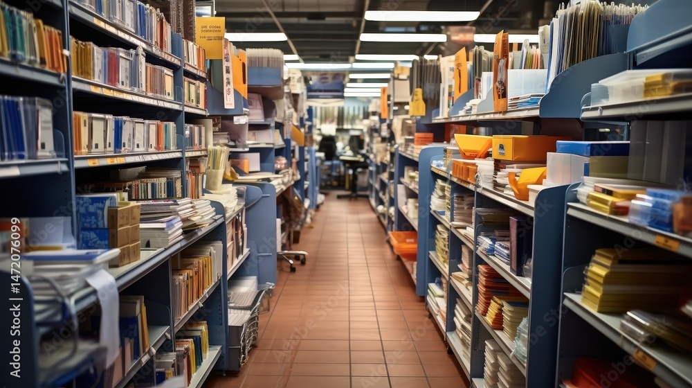 Organized Medical Records Storage in a File Cabinet Area with Neat Arrangement of Folders and Supplies Organized Medical Records Storage in a File Cabinet Area with Neat Arrangement of Folders and Supplies