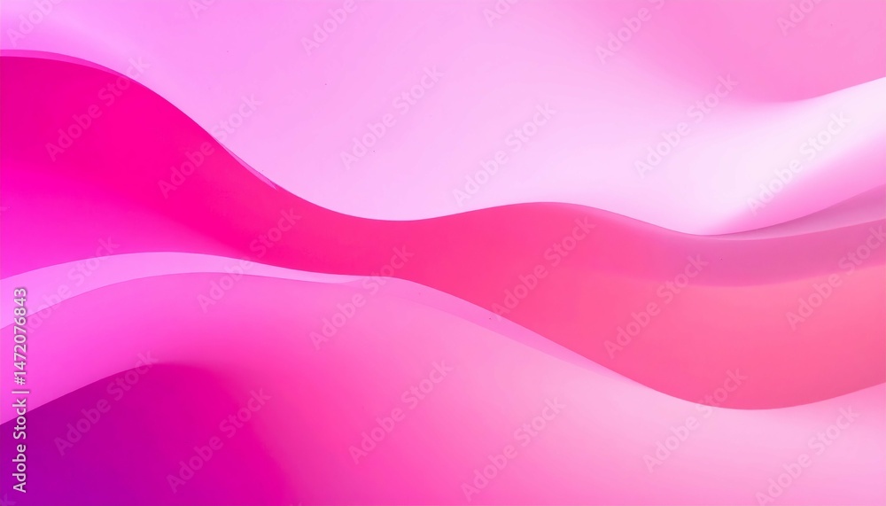 Soft Fluid Canvas of Vibrant Pink and Magenta Gradient Colors Blending Together in a Beautiful Abstract Background Soft Fluid Canvas of Vibrant Pink and Magenta Gradient Colors Blending Together in a Beautiful Abstract Background