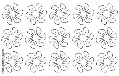 A unique seamless abstract floral pattern. Ideal for website backgrounds, textiles, packaging, wallpapers and various design applications that require infinite repetition.