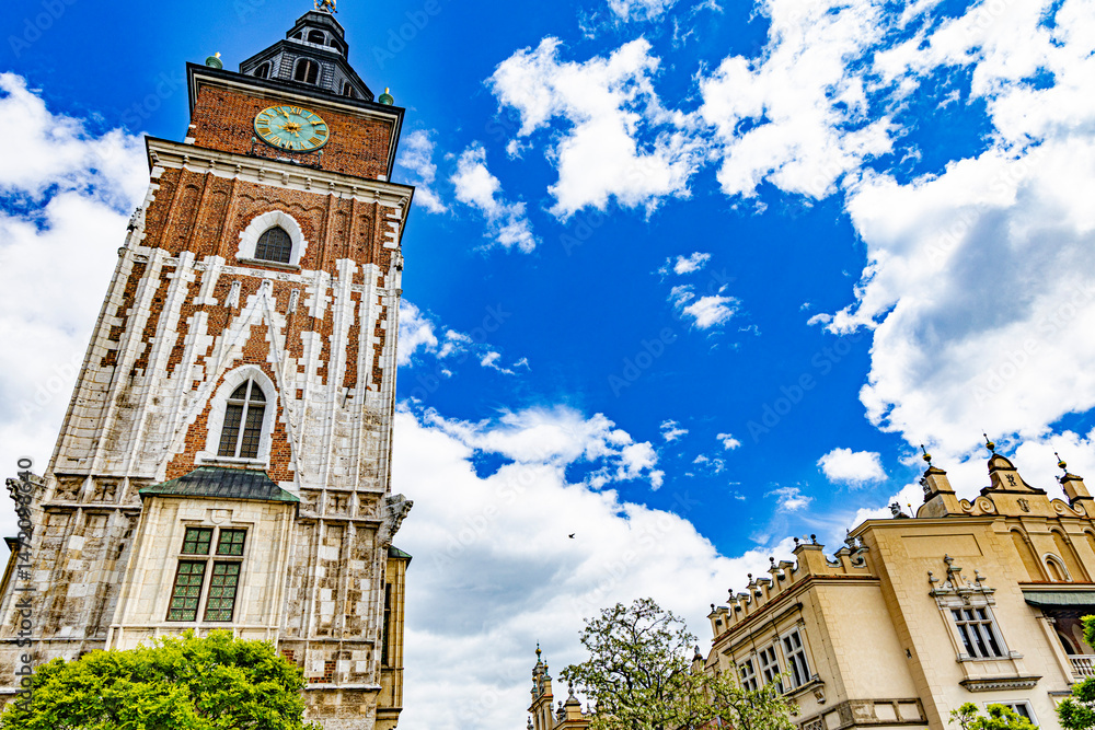 Fototapeta premium Cracovie Krakow the city streets and place in Poland