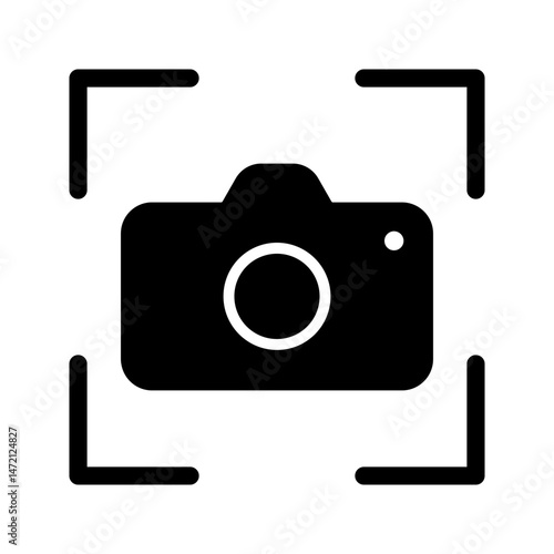 Camera icon set camera photo snapshot capture photo shutter flash digital app minimalist symbol modern outline vector icon graphics flat style