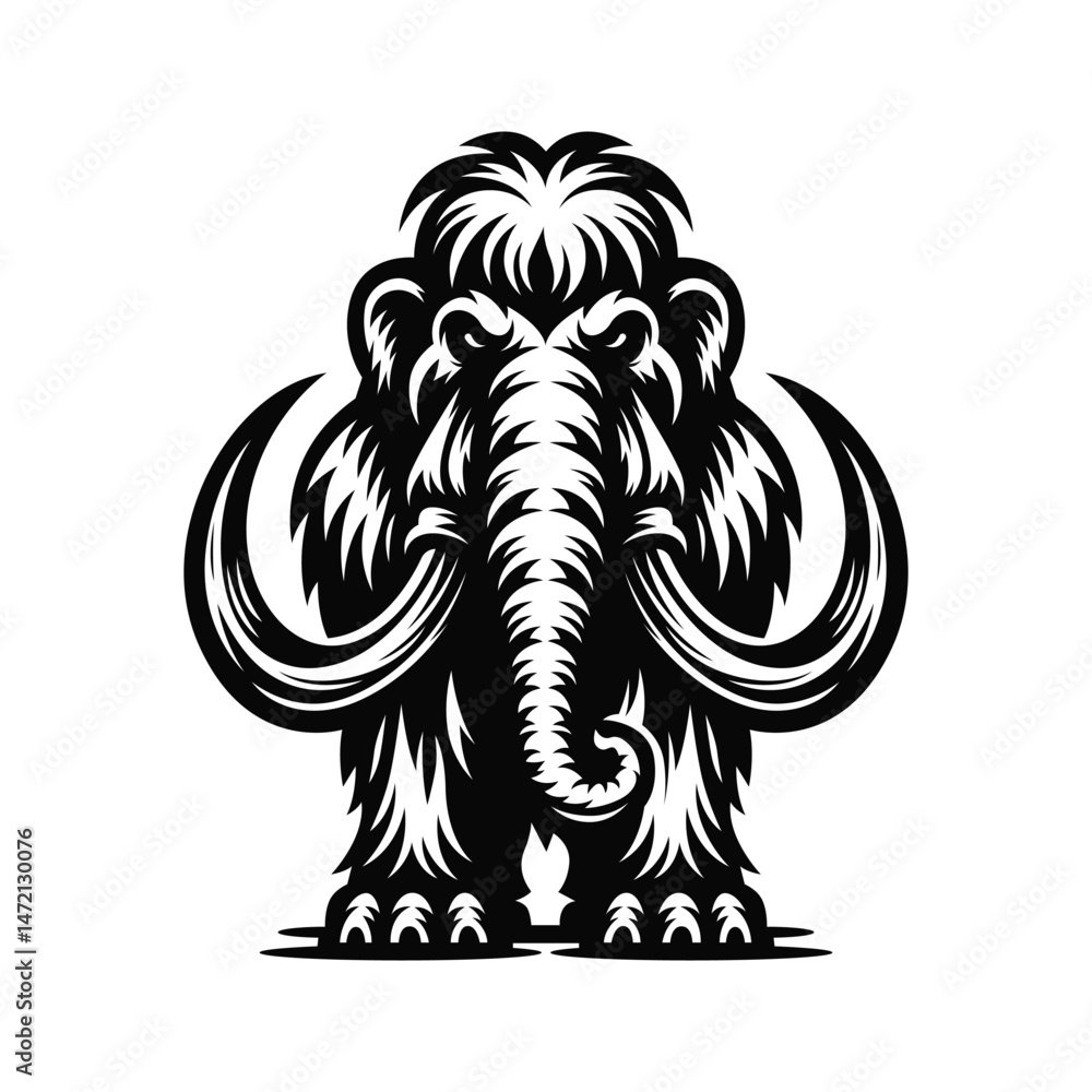 Fototapeta premium Wild Mammoth Vector