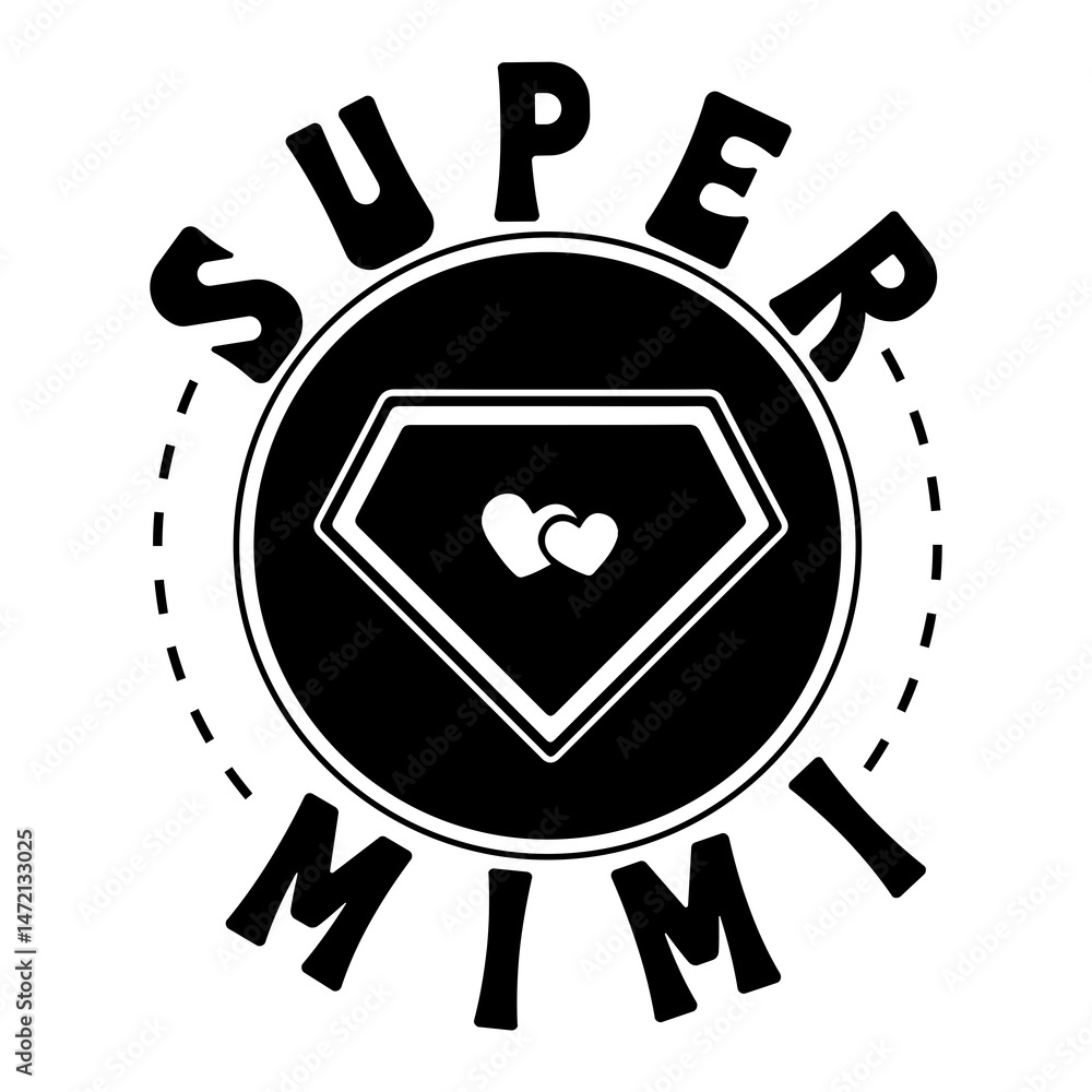 Fototapeta premium Super mimi SVG Design