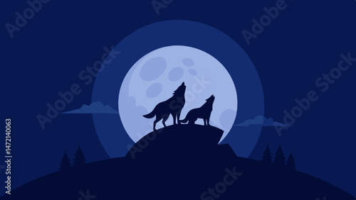 Photography halloween night background