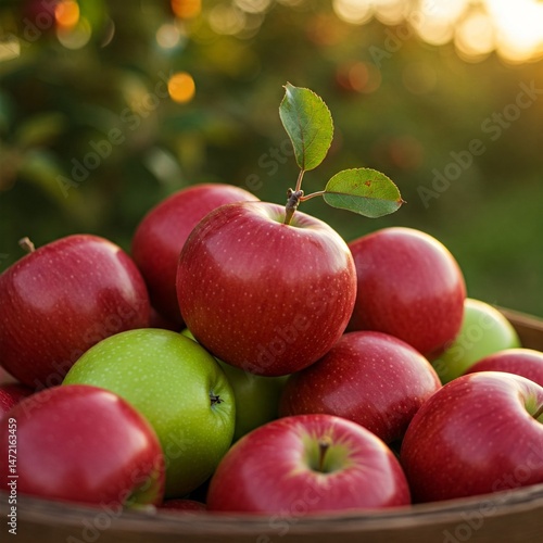 red apples
