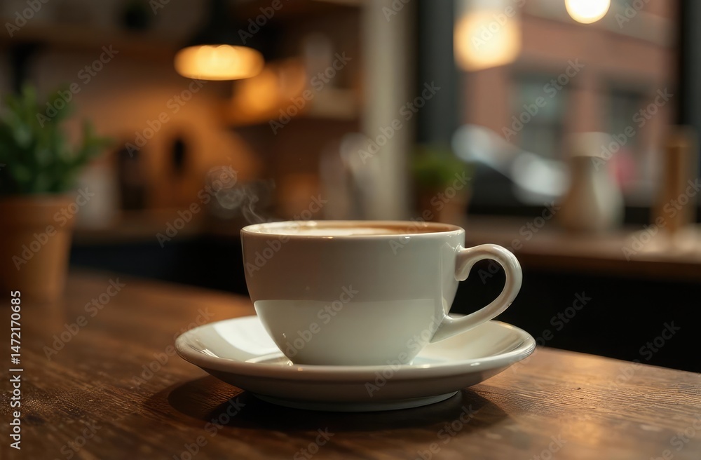 Obraz premium a cup of aromatic coffee