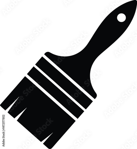 Professional Paintbrush Vector Icon Design Element