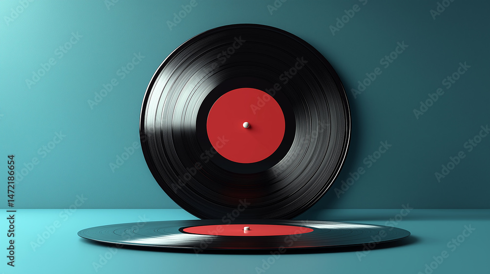 Obraz premium vintage vinyl record