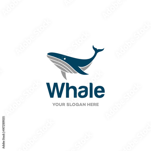 Whale logo icon design template, suitable for your design need, logo, illustration, animation, etc.