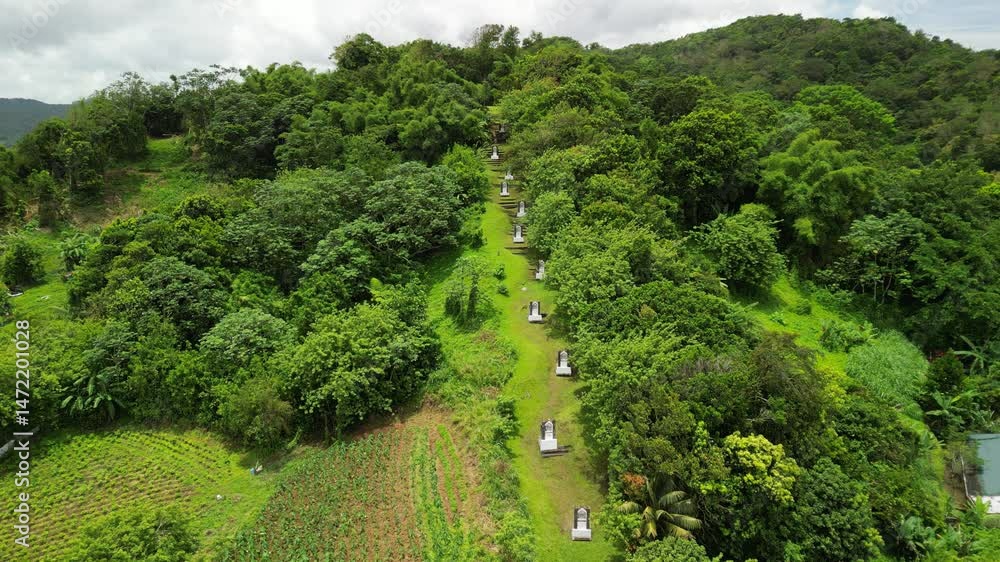 calvaire, le morne rouge, martinique, antilles